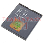 BATTERIA originale BL-6F per NOKIA N95 8GB 1200mAh
