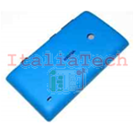 SCOCCA posteriore per Nokia Lumia 630 blu celeste back cover copri batteria