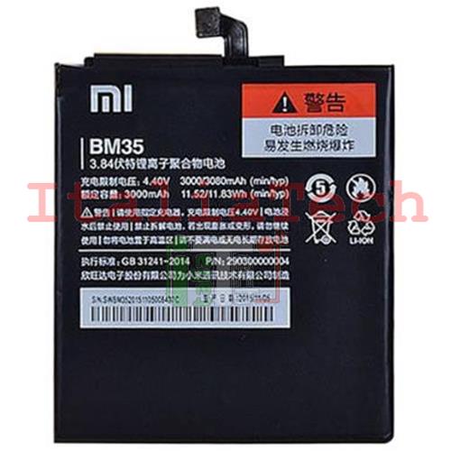 BATTERIA originale Xiaomi BM35 per Mi4C Mi 4C M4c pila nuova sostitutiva 3080mAh bulk