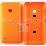 SCOCCA posteriore ORIGINALE per Nokia Lumia 530 arancione back cover copri batteria