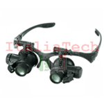 OCCHIALI Magnifier LED Eye Glasses lente di ingrandimento professionale