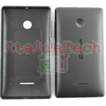 SCOCCA posteriore ORIGINALE per Nokia Lumia 532 nero back cover copri batteria