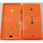 SCOCCA posteriore per Nokia Lumia 540 arancione back cover copri batteria con tasti 