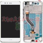 LCD DISPLAY + TOUCH + FRAME COMPLETO PER HUAWEI P10 LITE BIANCO  WAS-LX1A LX1 touchscreen vetro