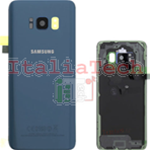 SCOCCA posteriore per Samsung Galaxy S8+ plus G955F Blu back cover copri batteria