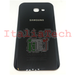 SCOCCA posteriore COMPATIBILE per Samsung Galaxy A5 2017 A520F nero back cover copri batteria 