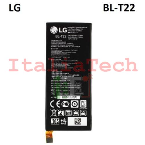 BATTERIA originale BL-T22 per LG ZERO H650E pila sostitutiva 2050mAh