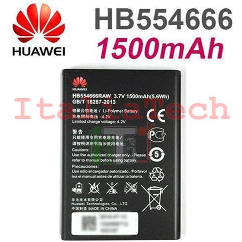 BATTERIA originale HUAWEI HB554666RAW per router 4G E5375 E5330 E5336 E5377 1500mAh