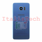 SCOCCA posteriore per Samsung Galaxy S7 Edge G935 coral blue back cover copri batteria 