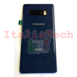 SCOCCA posteriore per Samsung Galaxy Note 8 N950 Blu back cover copri batteria 