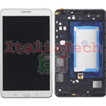 DISPLAY LCD ORIGINALE Samsung T330 Galaxy Tab 4 BIANCO 8" vetrino touch vetro schermo