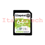KINGSTON MEMORY CARD SDHC 64GB C10 UHS-I SDS/64GB