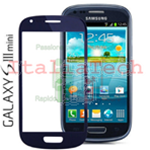 VETRINO per touchscreen Samsung i8190 touch screen pebble blue VETRO Galaxy S3 mini