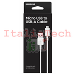 CAVO DATI SAMSUNG MICRO USB USB-A in blister EP-DG925UWELUS  per Galaxy s7 s6 edge plus s5 s4 s3