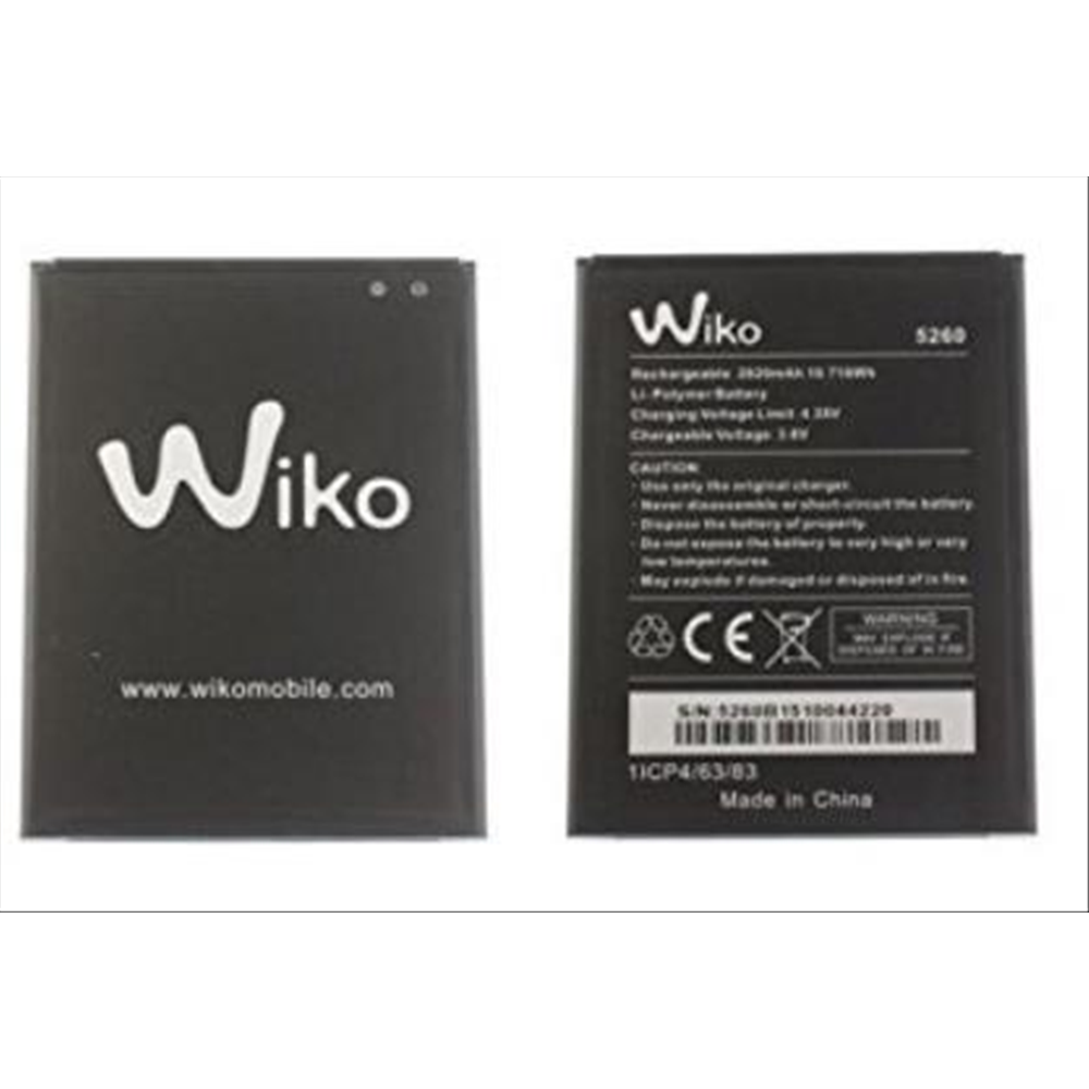 Batteria Originale WIKO LENNY 4 E 3913 - 2500 MAh, 3.8V Li-ion | Ricambio Affidabile E Duraturo