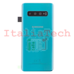SCOCCA posteriore ORIGINALE per Samsung Galaxy S10 G973F VERDE back cover copri batteria 