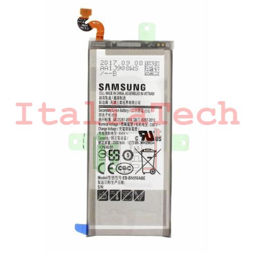 BATTERIA originale Samsung EB-BN950ABE GH82-15090A per Galaxy NOTE 8 N950 SERVICE PACK