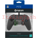 NACON CONTROLLER WIRED COMPACT EDITION - BLACK CONTROLLER PS4/PC ACCESS. PLAYSTATION 4