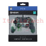 NACON CONTROLLER WIRED COMPACT EDITION - CAMO GREEN CONTROLLER PS4/PC ACCESS. PLAYSTATION 4
