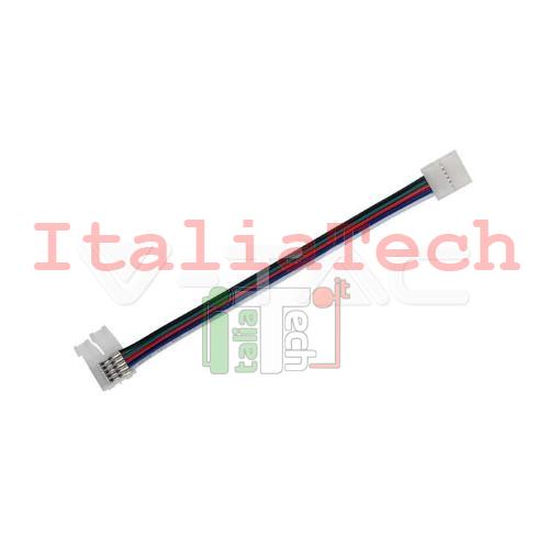 CONNETTORE FLESSIBILE PER STRISCE LED MULTICOLORE RGB+W 5050 CLIP 5 PIN -  SKU 2587 - V-Tac ( Illuminazione - Connettori )