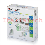 V-TAC VT-5050 KIT CON STRISCIA LED 5050 MULTICOLORE RGB 5MT CONTROLLER E ALIMENTATORE - SKU 2558
