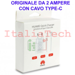 Caricatore Caricabatteria ORIGINALE Huawei P20 LITE PRO P9 TYPE-C MATE 10 HONOR blister
