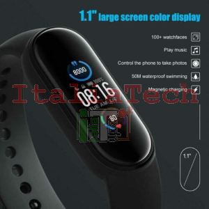 XIAOMI WATCH MI BAND 5 OROLOGIO SMARTWATCH BLUETOOTH CARDIO FITNESS AMOLED