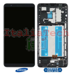 DISPLAY LCD ORIGINALE Samsung A01 CORE 2020 Galaxy A013 NERO vetrino touch vetro schermo