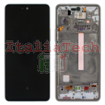 DISPLAY LCD ORIGINALE SAMSUNG A536 A53 5G BIANCO (SERVICE PACK)