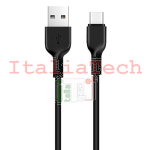 HOCO X20 CHARGING CAVO DI RICARICA M/M USB TYPE-C 2 MT. NERO