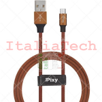 CAVO DATI E ALIMENTAZIONE MICRO USB 1,2M CAFFÈ PIXY PCV-M10CF