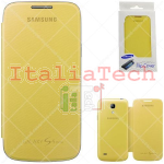 Custodia Flip Cover per Samsung Galaxy S4 Mini (Giallo - Blister)