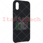 Custodia Forcell Silicone Case per iPhone X (Nero)