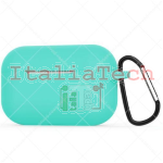 Custodia in silicone per AirPods Pro (Azzurro)