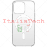 Custodia MagSafe in silicone per iPhone 13 (Trasparente)