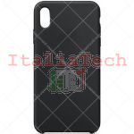 Custodia Silicone Case per iPhone XR (Nero)