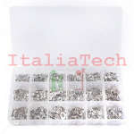 Kit connettori elettrici a forcella/anello (350 PZ)