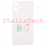 Vetro scocca posteriore per iPhone 12 mini (Compat. - Grado A - Bianco)