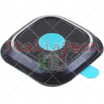 Cornice con lente camera posteriore per Samsung N920F (Compatibile - Black Sapphire)