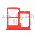Porta SIM/microSD Dual per Samsung A405 (Compatibile - Red)