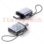 Adattatore OTG (USB/Type-C - USB - Silver)