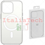 Custodia MagSafe in silicone per iPhone 14 Plus (Trasparente)