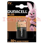 DURACELL - Batterie Alcaline Plus Power 9V 6LR61/MN1604 - 5000394105485 - PLUS-9V