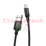 HOCO - CAVO DATI TIMES SPEED (X14) - USB-A TO USB TYPE-C, 3A, 2.0M - NERO