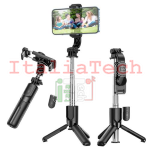 HOCO - SELFIE STICK FIGURE (K17) - TELECOMANDO BLUETOOTH E SUPPORTO PER TREPPIEDE - NERO