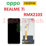 DISPLAY LCD OPPO REALME 7i RMX2103 TOUCH SCREEN SCHERMO ASSEMBLATO VETRO NERO
