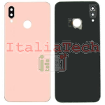 BACK COVER + CAMERA FRAME PER HUAWEI P20 LITE ANE-LX1 LX2 ROSA PINK SCOCCA COPRIBATTERIA POSTERIORE