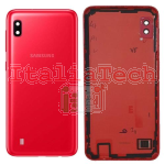 BACK COVER + CAMERA FRAME SAMSUNG A10 A105 A105F SCOCCA COPRIBATTERIA POSTERIORE ROSSO