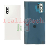 BACK COVER + CAMERA FRAME SAMSUNG NOTE 10 SM-N970 SCOCCA COPRIBATTERIA POSTERIORE WHITE BIANCO