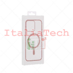 Custodia MagSafe in silicone per iPhone 14 Plus (Trasparente)